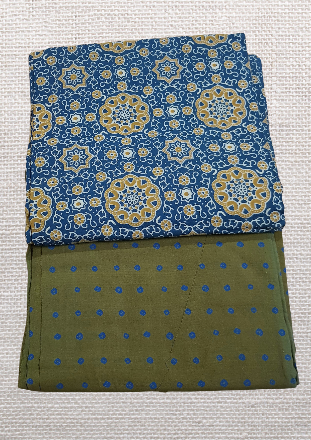 Ajrakh Bandhani Pure Cotton Top + Bottom