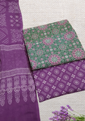 Ajrakh Bandhani Pure Cotton Dress Material