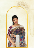 Pen Kalamkari Saree - Handcrafted
