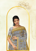 Kalamkari Silk Saree - Handcrafted