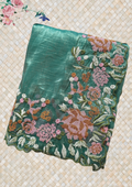 Premium Crush Silk Embroidery Saree