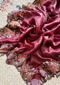 Premium Crush Silk Embroidery Saree