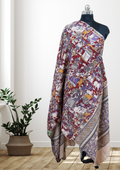 Cotton Dupatta Kalamkari - Handmade