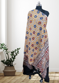 Cotton Dupatta Kalamkari - Handmade