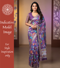 Pure Chinnon Crepe Silk Saree