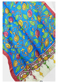 Pen Kalamkari Dupatta - Handcrafted