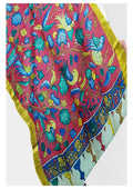 Pen Kalamkari Dupatta - Handcrafted