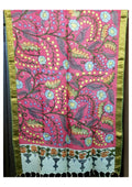 Pen Kalamkari Dupatta - Handcrafted
