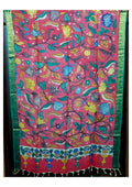Pen Kalamkari Dupatta - Handcrafted